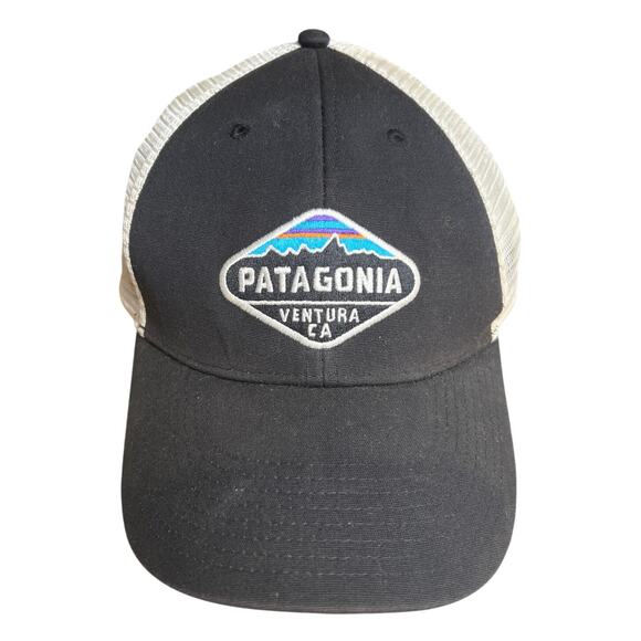 Patagonia Mesh Hat Adjustable Fits Size All Hat Cap Snap Ventura Ca Horizon - Picture 1 of 7